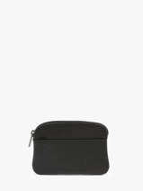 Leather Coin Purse Oil Etrier Black oil EOIL339