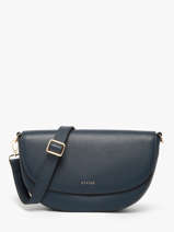 Sac Bandoulière Tradition Cuir Etrier Bleu tradition ETRA065M