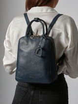 Sac à Dos Tradition Cuir Etrier Bleu tradition ETRAB37S-vue-porte