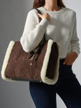 Sac Shopping Alpin Etrier Marron alpin EALP140M-vue-porte