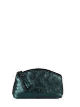 Leather S Coin Purse Etincelle Irise Etrier Green etincelle irisee EETI652
