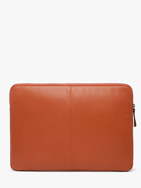 Leather Flandres 15'' Laptop Cover Etrier Orange flandres EFLA8835 other view 2