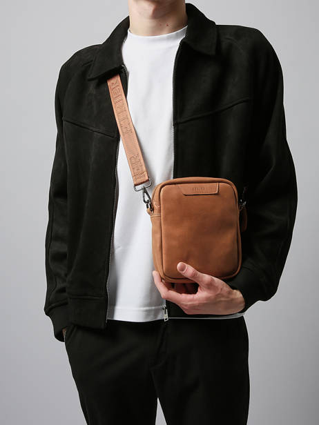 Sac Bandoulière Etrier Marron tolosa ETOL704M vue secondaire 1