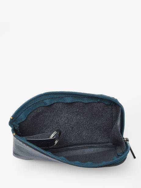 Coin Purse Leather Etincelle Irisée Etrier Green etincelle irisee EETI811 other view 1